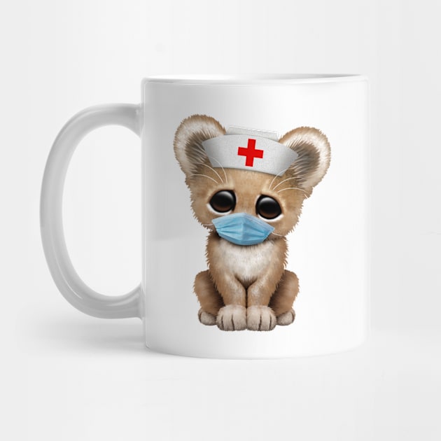 Cute Lion Cub Nurse by jeffbartels